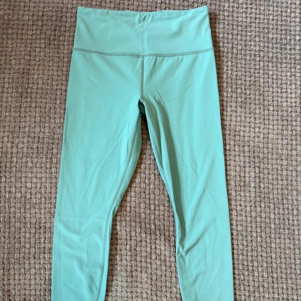 Athleta Light Green Leggings Size S